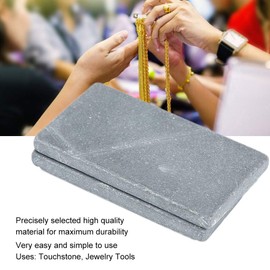 ZJchao Touchstone, 2pcs Gold Detecting Touchstone Jewelry Test Tool Kit and Practical Gold Content Tester for Testing Jewelry