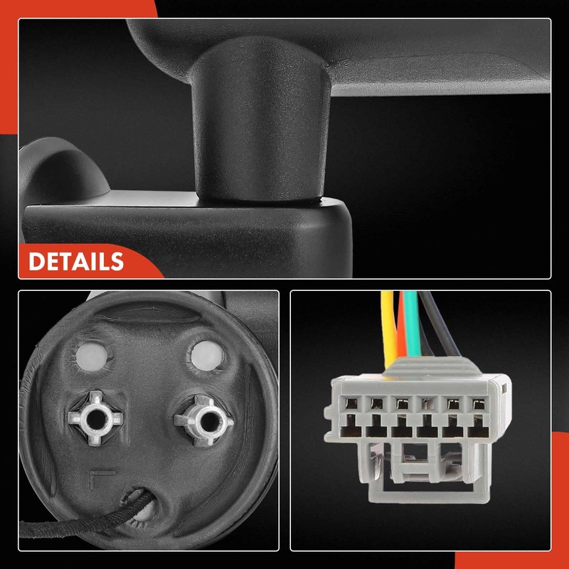 A-Premium Side View Door Mirror - Compatible with Jeep JK