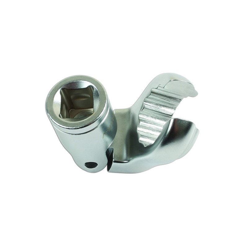 Laser 7519 Bi-Hex Flexible Crows Foot Wrench 1/2"D 22mm