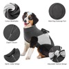 SAWMONG Zipper Recovery Suit for Dogs, Breathable Cotton Dog Surgery