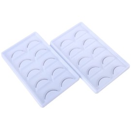 10 Pairs Practice Lashes Self-adhesive Training Eyelash Practice Strips for Lash Extensions on Mannequin Head