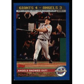 2003 Topps # 354 World Series J.T. Snow (Baseball Card) NM/MT