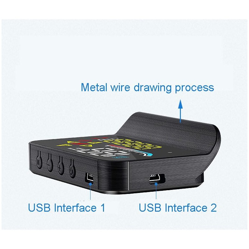 zalati HUD Display Head-Up Display Dual Mode GPS OBD Reflection