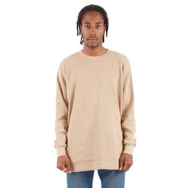 Shaka Wear Men's SHTHRM 8.9 oz, Thermal T-Shirt Top (X-Large, Khaki)