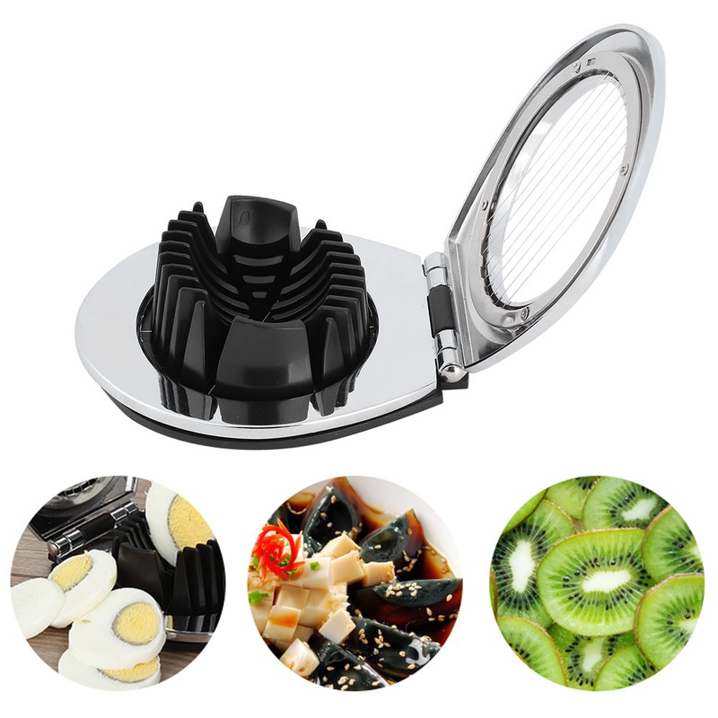 Multifunctional Egg Cutter Section Cutting Splitter Stainless Steel Wire Cooking