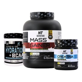 Ganador De Peso Mass Gainer Creatina Y Bcaa Nt Nutrition Sabor GAINER VAINILLA HYDRATION UVA CREATINA NATURAL