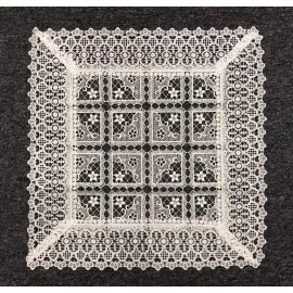 Grant Linen 18" Square White Lace Placemat Table Doily Doilies Party Wedding Bridal Passover