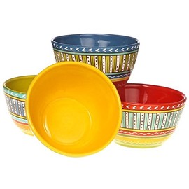 Certified International Corp Valencia Ice Cream Bowl 4/Piece Set Multi