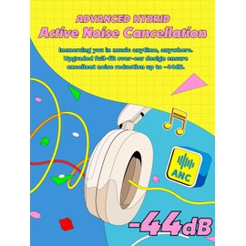 Edifier W800BT Pro Hybrid Active Noise Cancelling Headphones - Hi-Res Audio - AI Call Noise Cancellation - 45H Playtime - Fast Charging - Wireless Over-Ear Bluetooth 5.4 Headphones - Gift Edition