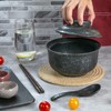 Niturceal Ceramic Ramen Bowl Set Ramen Noodle Bowl with Lid