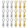 OHINGLT Strong Magnetic Necklace Clasps and Closures,Gold and Silver Plated