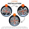 AutoSock for Passenger Vehicles HP645, Snow Socks for Tires, Pack