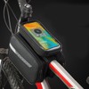 Cycling Phone Front Frame Bag Large Capacity Multifunction Waterproof Sensitive