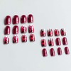 Stained Glass Press on Nails Medium Square Fake Nails with