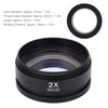 WD30 2X Wide Angle Magnifying Objective Lens Microscope Auxiliary Lens