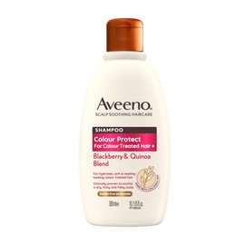 Aveeno Colour Protect Blackberry and Quinoa Scalp Soothing Shampoo for Colour Treated Hair 300ml