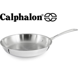 Calphalon Stainless Steel 10 inch Tri Ply Skillet Steak Fry Pan 1390 NEW