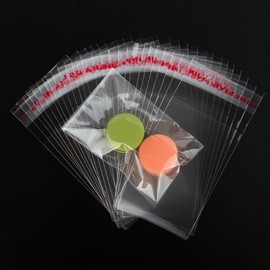 Cellophane Cookie Bags with Seal: 200pcs 3x5 Resealable Clear Cellophane Treat Bags, Individual Plastic Self Sealing Candy Bag for Cookies, Candy, Party Favors, Bakery, Gift Packaging Wrappers