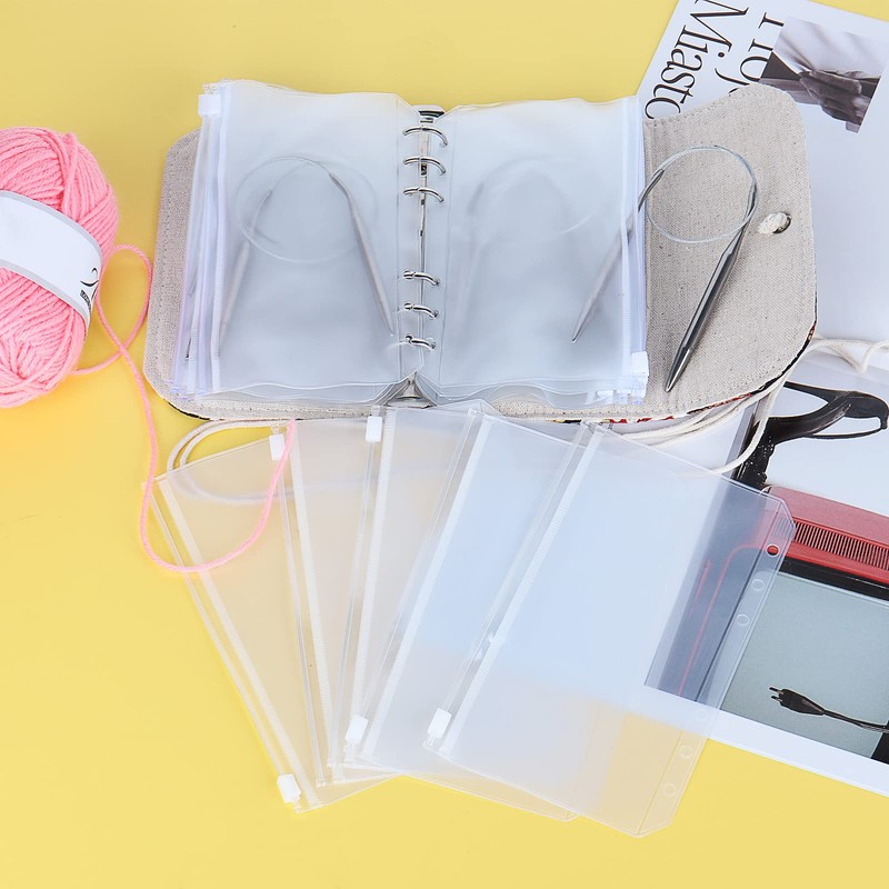 Coopay Fixed Circular Needle Case, Compact Circular Needle Holder Roll