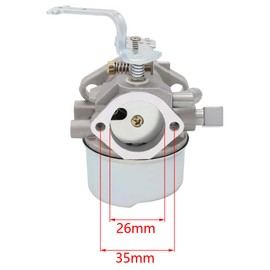 640152A Carburetor for Tecumseh 640152A 640023 640140 640051 640152 HM80 HM90 HM100 HM100-159409P HM80-155638S HM100-159402P Oregon 50-655 Rotary 13154 LH318XA LH358EA Models - 640152a Carburetor