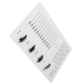 Minkissy Professional Eyelash Extension Organizer Acrylic Lash Tray Lash Extension Display Board