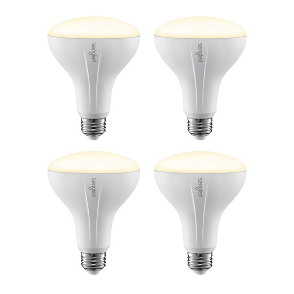 Sengled Smart Bulb, Zigbee Hub Required, Smart Light Bulb Works with Alexa, Google Home, SmartThings, Homekit and Siri, BR30 Dimmable Flood Light Bulb for Cans, Soft White 2700K, 650 LM, 9W, 4 Pack