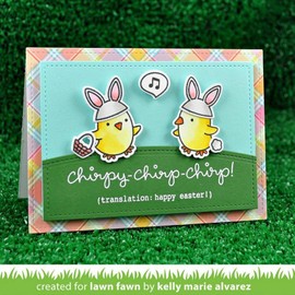 Lawn Fawn Chirpy Chirp Chirp 4"x6" Clear Stamps LF1046