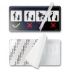 Funny Bathroom Signs 2 Pack 4" x 8" Premium Acrylic