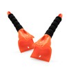 BigDean Pack of 2 Car Ice Scrapers - Maximum Scratch
