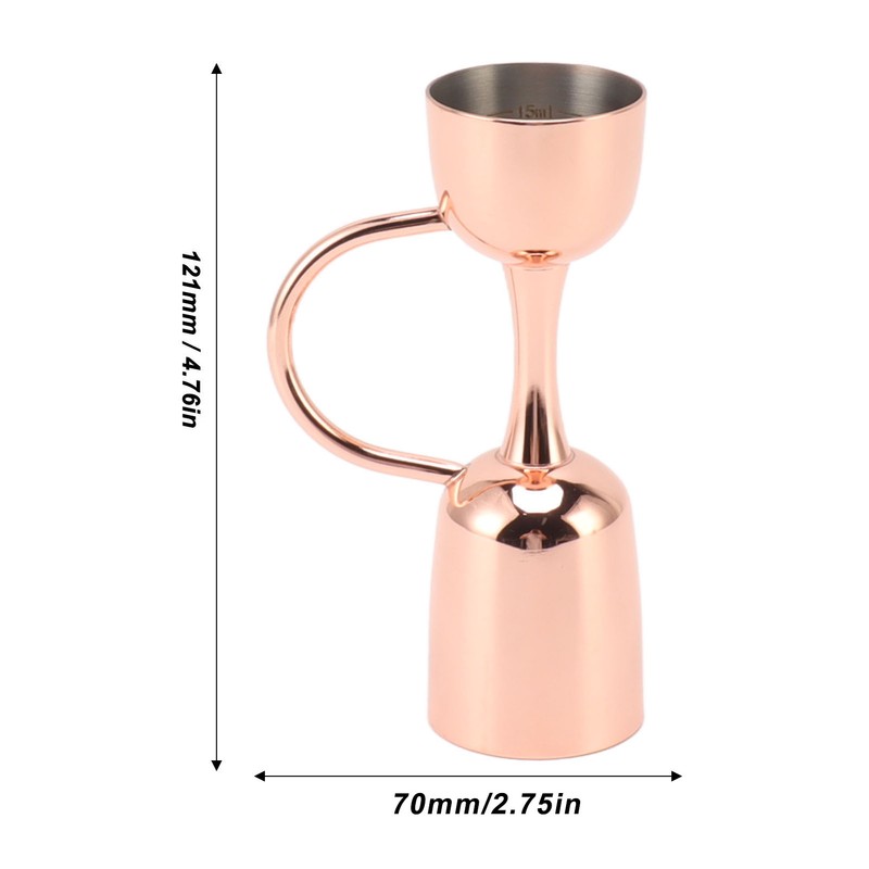 Double Sided Cocktail Bell Jigger Stainless Steel Dual End Wine
