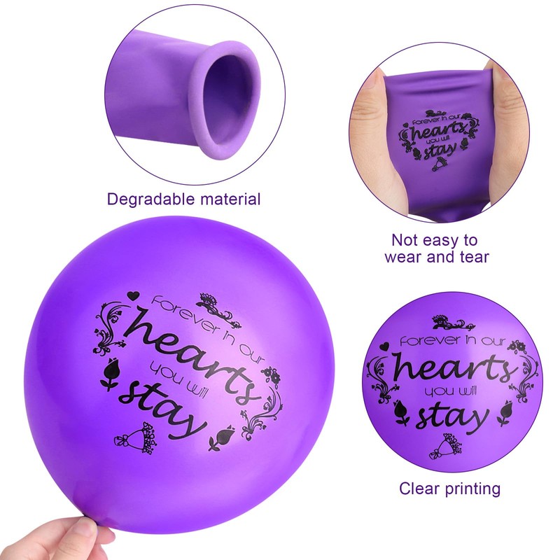 Abilat 39 Pcs Dove Memorial Balloons to Release in Sky