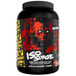 Mutant ISO Surge Whey Protein Isolate Powder Acts Fast to Help Recover, Build Muscle, Bulk and Strength, 1.6 lb (Peanut Butter Chocolate)