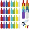 Alovez Pack of 40 Cable Labels, Cable Labelling, Reusable, Multicoloured