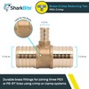 SharkBite 1-1/4 x 1-1/4 x 1/2 Inch Brass Crimp Reducing