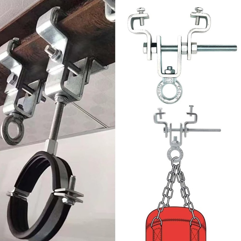 Boxing Punching Bag Hanger, Adjustable Heavy Punching Bag Accessories I-Beam