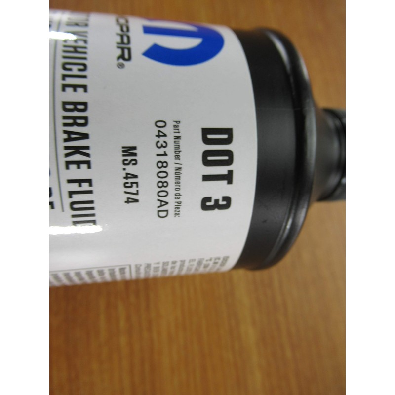 Mopar Chrysler Dodge Jeep Ram Dot 3 Brake Fluid 12