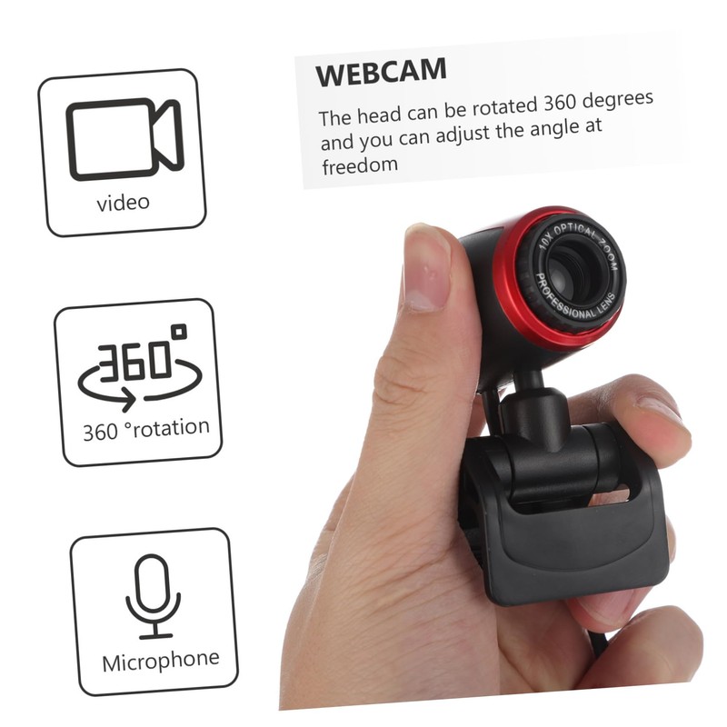 SHOWERORO HD Webcam for Streaming and Video Conferencing USB Powered
