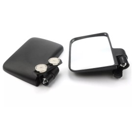 John Deere UNIVERSAL PAIR OF VINYL COATED STRONGER MAGNETIC MIRRORS KUBOTA JOHN DEERE