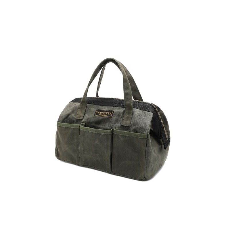 13-inch Tool Bag, Heavy Duty Wide Mouth Water-Resistant Tool Bag,