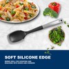 Multi-Functional Silicone Edge Cooking Spoon with Herb Stripper & Engraved