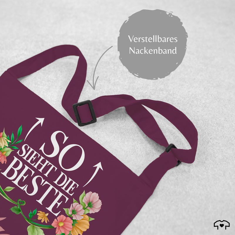 Geschenk mit Namen personalisiert by Shirtracer - Apron - Grandmother