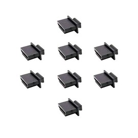 monofive MF-TBHMP8 HDMI Female Connector Dustproof Protective Cover 8 Pcs with Knob Hard Type