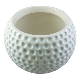 Accents & Occasions Ceramic Golf Ball Planter or Flower Arrangement Vase, 3-3/4-Inch