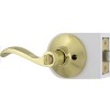 Defiant Naples Polished Brass Bed/Bath Privacy Door Lever Handle W/