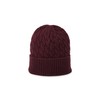 Coach Men's Cable Beanie, Oxblood