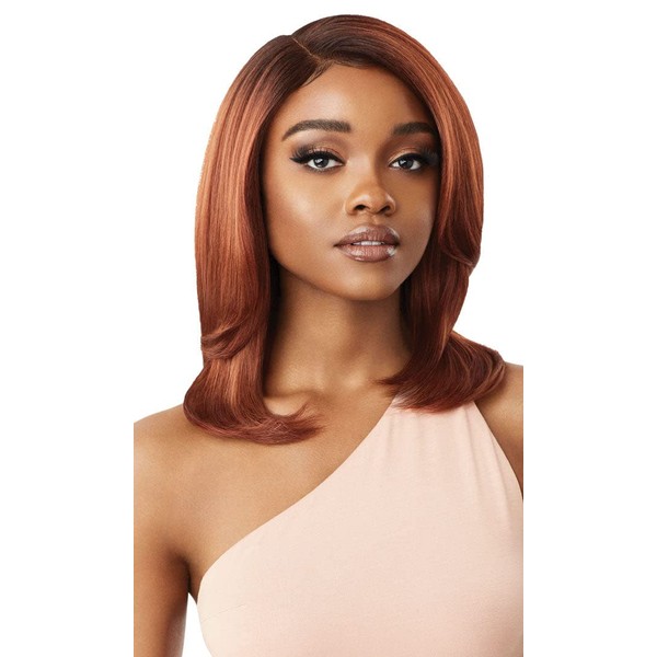 Outre Synthetic Melted Hairline Swiss Lace Front Wig - SABRINA (DR4/SDBL)