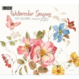 LANG Watercolor Seasons 2025 Wall Calendar (25991002011)