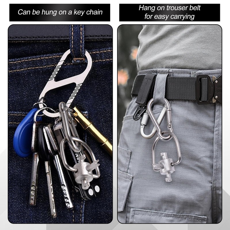 INJOYTEC Refrigerants Tools Locking Cap Keys Universal Locking Tamper Resistant