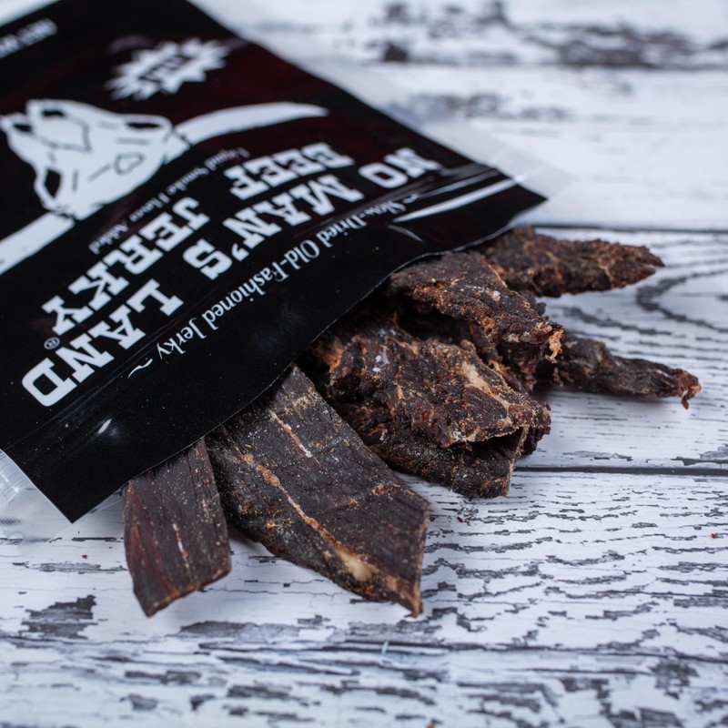 No Man’s Land Beef Jerky - Low Calorie, Low Carb,