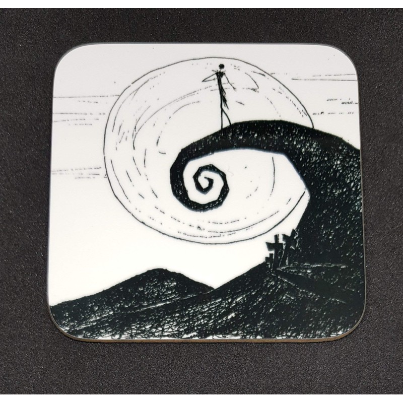 Nightmare Before Christmas coasters from Original Artwork by NJP Pastel